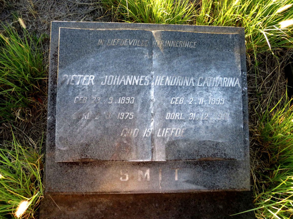 SMIT Pieter Johannes 1893-1975 & Hendrina Catharina 1899-1981