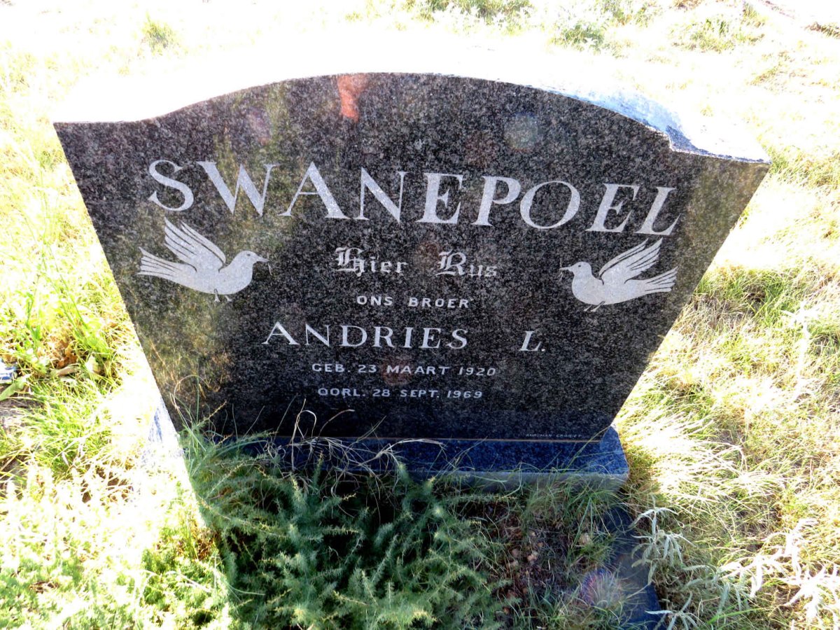 SWANEPOEL Andries L. 1920-1969