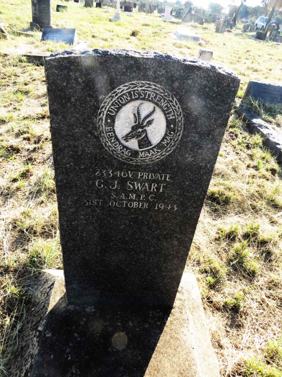 SWART G.J. -1943