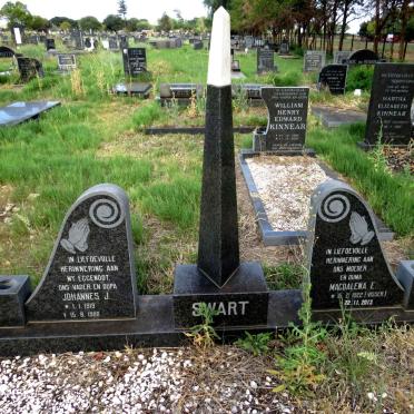 SWART Johannes J. 1919-1980 & Magdalena E. VISSER 1922-2013