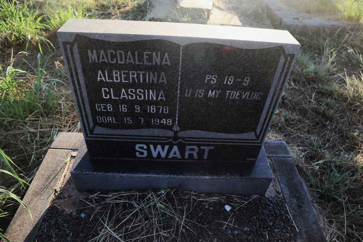 SWART Magdalena Albertina Classina 1878-1948