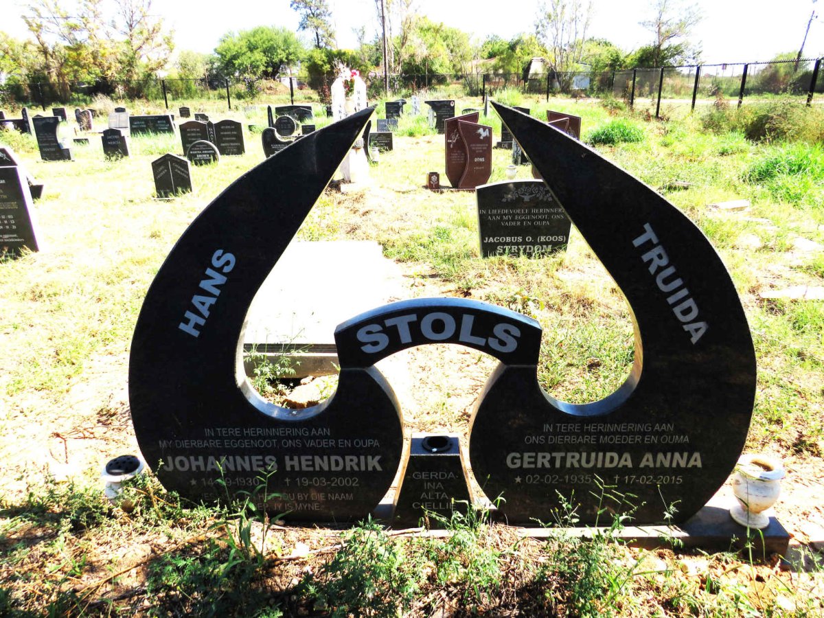 STOLS Johannes Hendrik 1930-2002 & Gertruida Anna 1935-2015