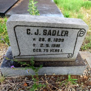SADLER C.J. 1899-1981