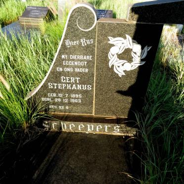 SCHEEPERS Gert Stephanus 1895-1963 & Martha Elizabeth HAASBROEK 1904-1996_1