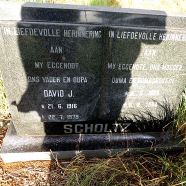 SCHOLTZ David J. 1916-1979 & ? 1927-2004_1