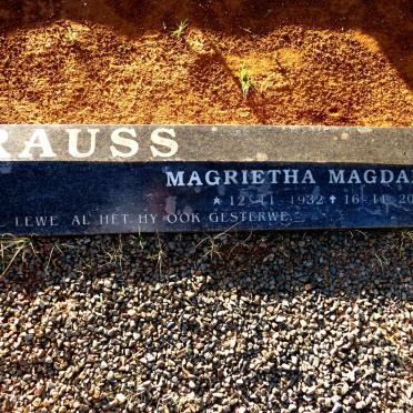 STRAUSS Jacobus Coenradus 1928-1974 & Magrietha Magdalena 1932-2013_2