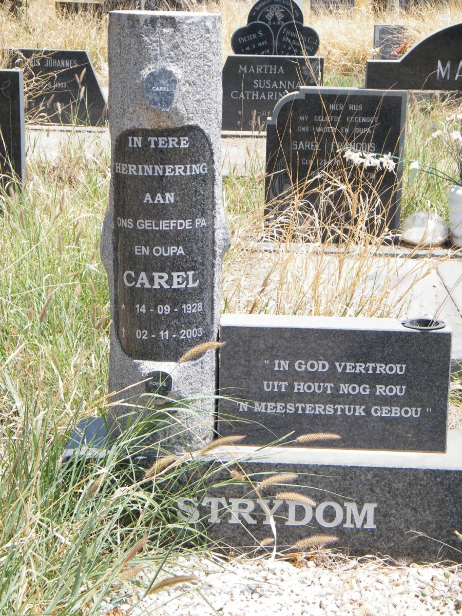 STRYDOM Carel 1928-2003
