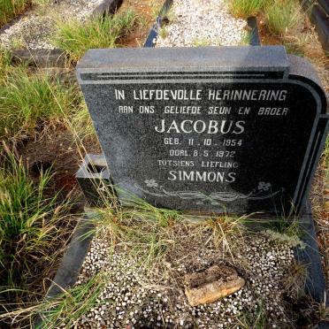 SIMMONS Jacobus 1954-1972