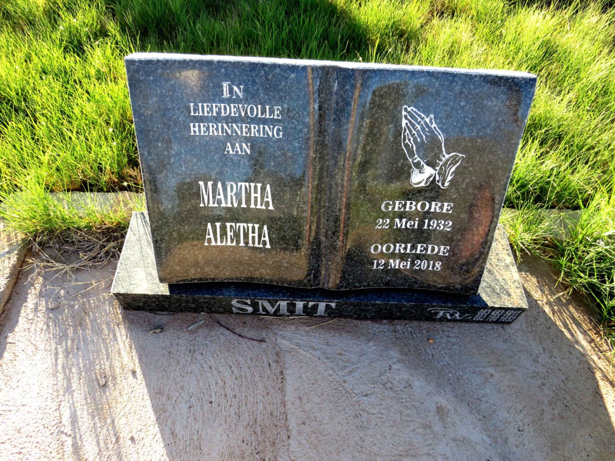 SMIT Martha Aletha 1932-2018
