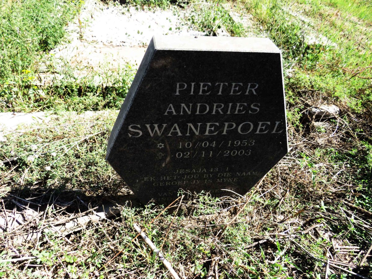 SWANEPOEL Pieter Andries 1953-2003