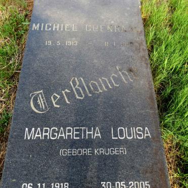 TERBLANCHE Michiel Coenraad 1913-19?? & Margaretha Louisa KRUGER 1918-2005