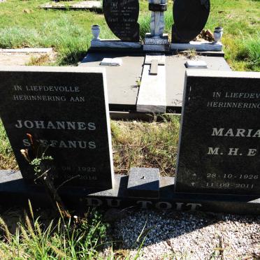 TOIT Johannes Stefanus, du 1922-2016 & Maria M.H.E. 1926-2011