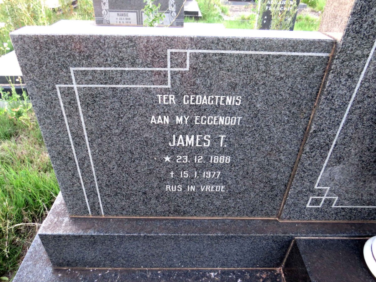 TURNER James T. 1888-1977 & Cecilia M. VORSTER 1907-1980_2