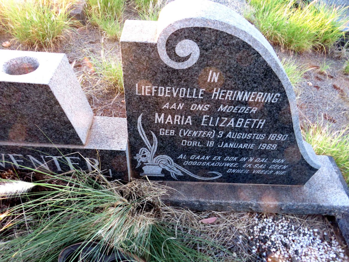 VENTER Barend Johannes 1883-1965 & Maria Elizabeth VENTER 1890-1969_2