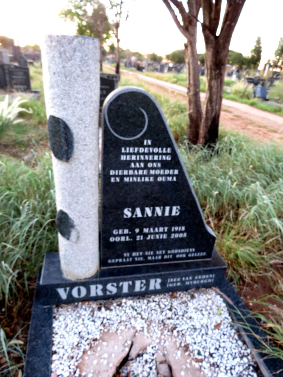 VORSTER Sannie 1918-2003