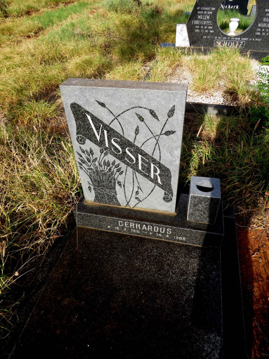 VISSER Gerhardus 1915-1988