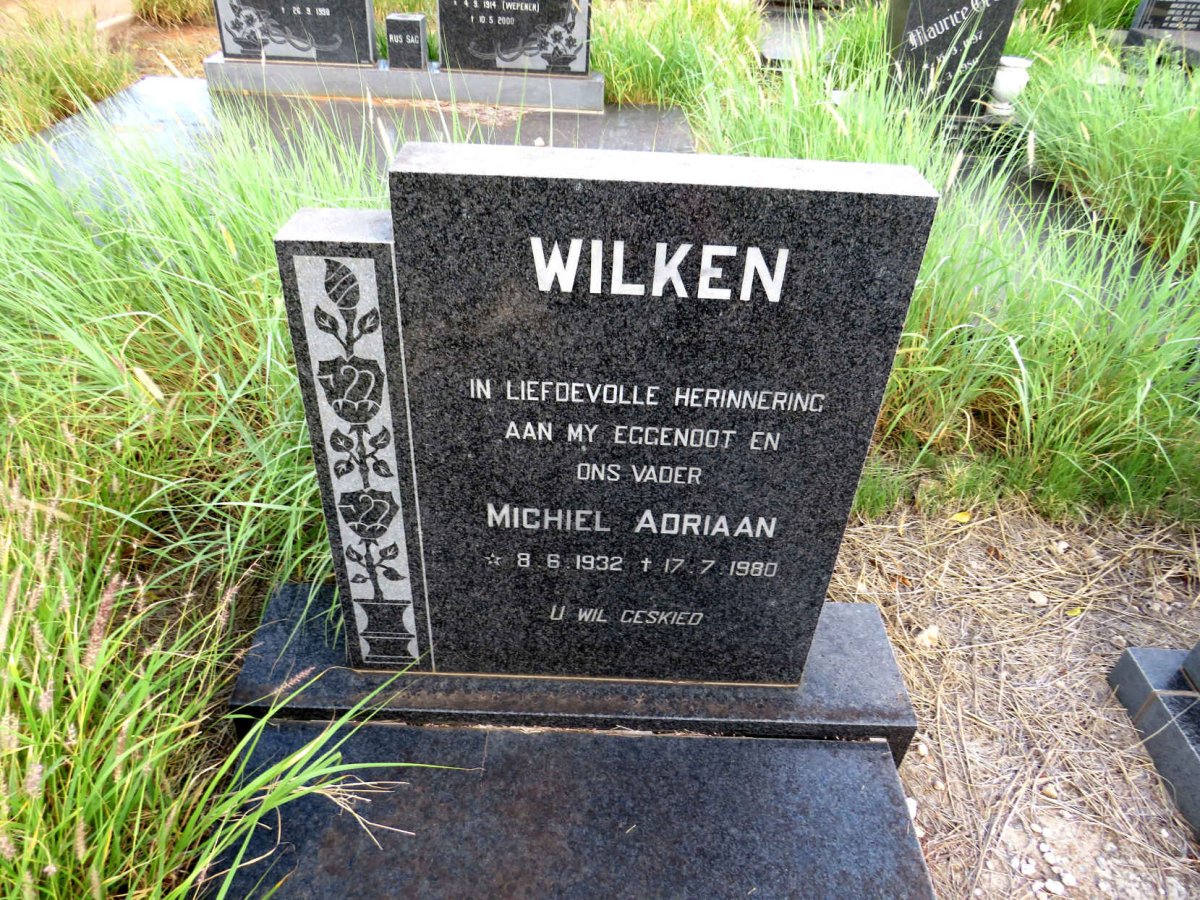 WILKEN Michiel Adriaan 1932-1980