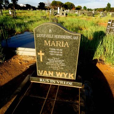 WYK Maria, van 1935-2010