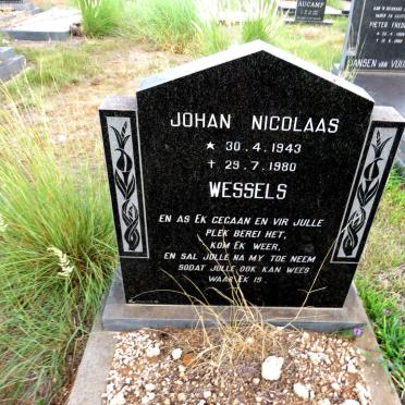WESSELS Johan Nicolaas 1943-1980