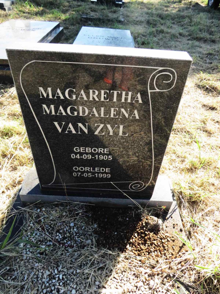 ZYL Magaretha Magdalena, van 1905-1999