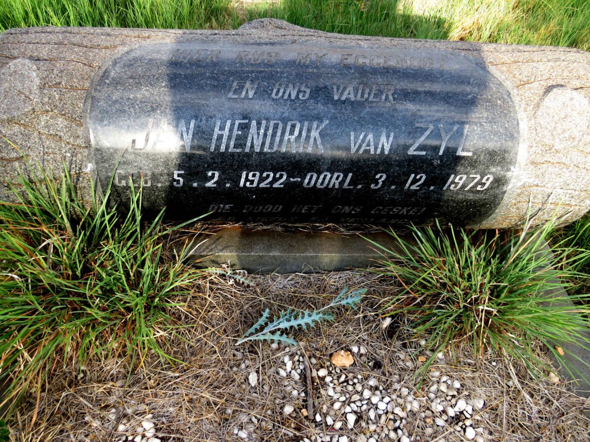 ZYL Jan Hendrik, van 1922-1979