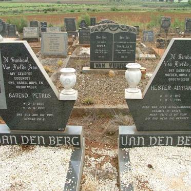 BERG Barend Petrus 1906-1990 &amp; Hester Adriana 1917-1995