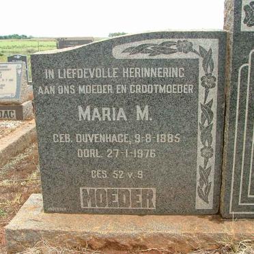 PRETORIUS Willem S. 1877-1945 &amp; Maria M. DUVENHAGE 1885-1976 