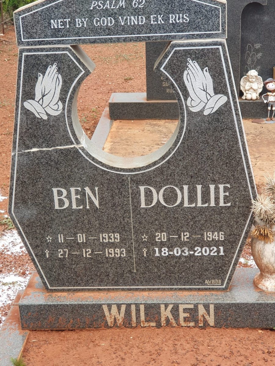 WILKEN Ben 1939-1993 & Dolly 1946-2021