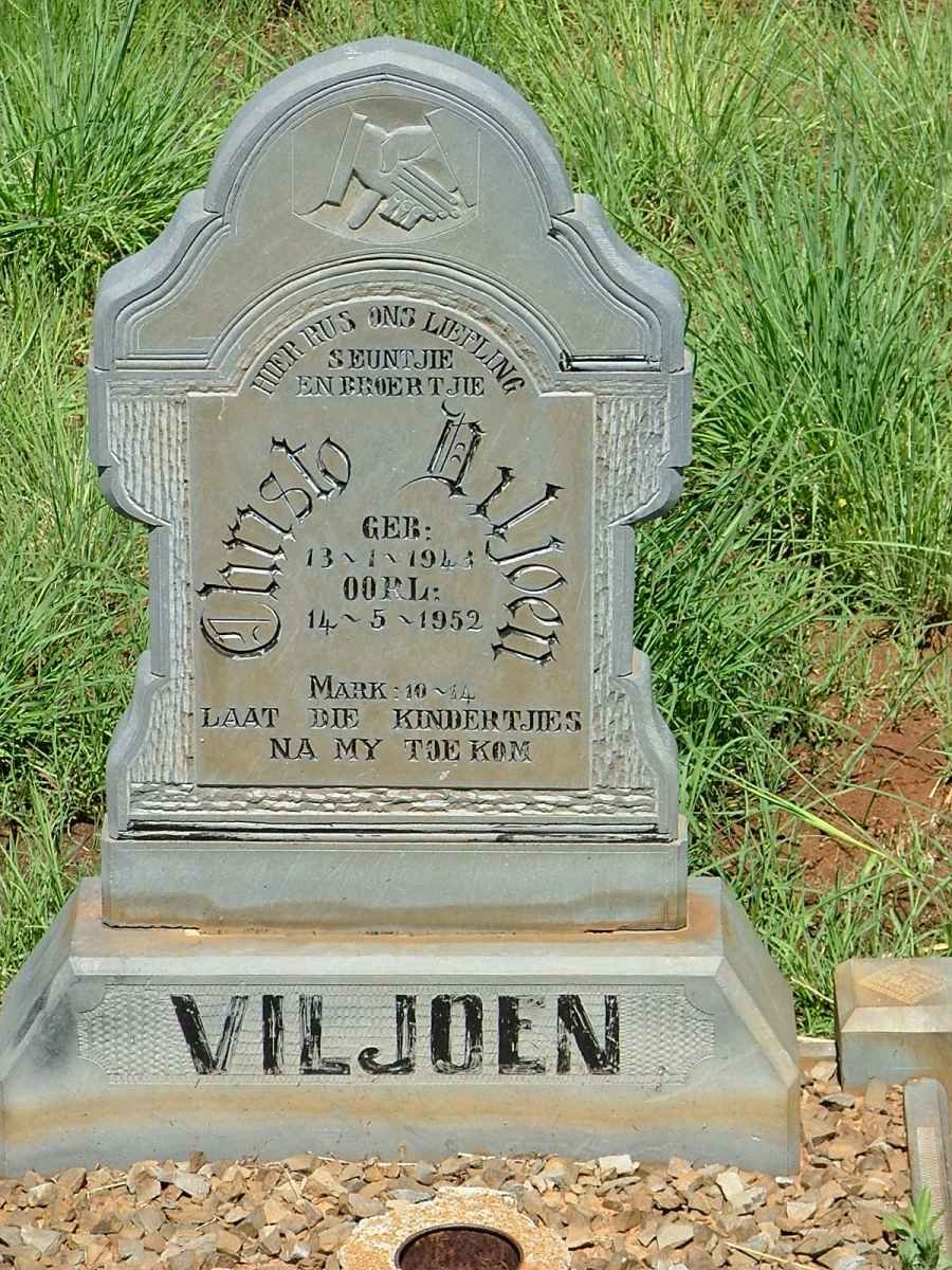VILJOEN Christo 194?-1952