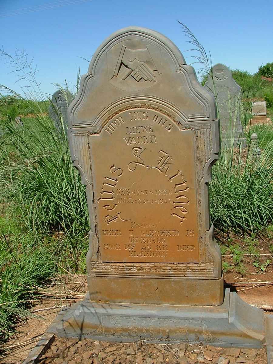 KRUGER Petrus S. 1880-1947