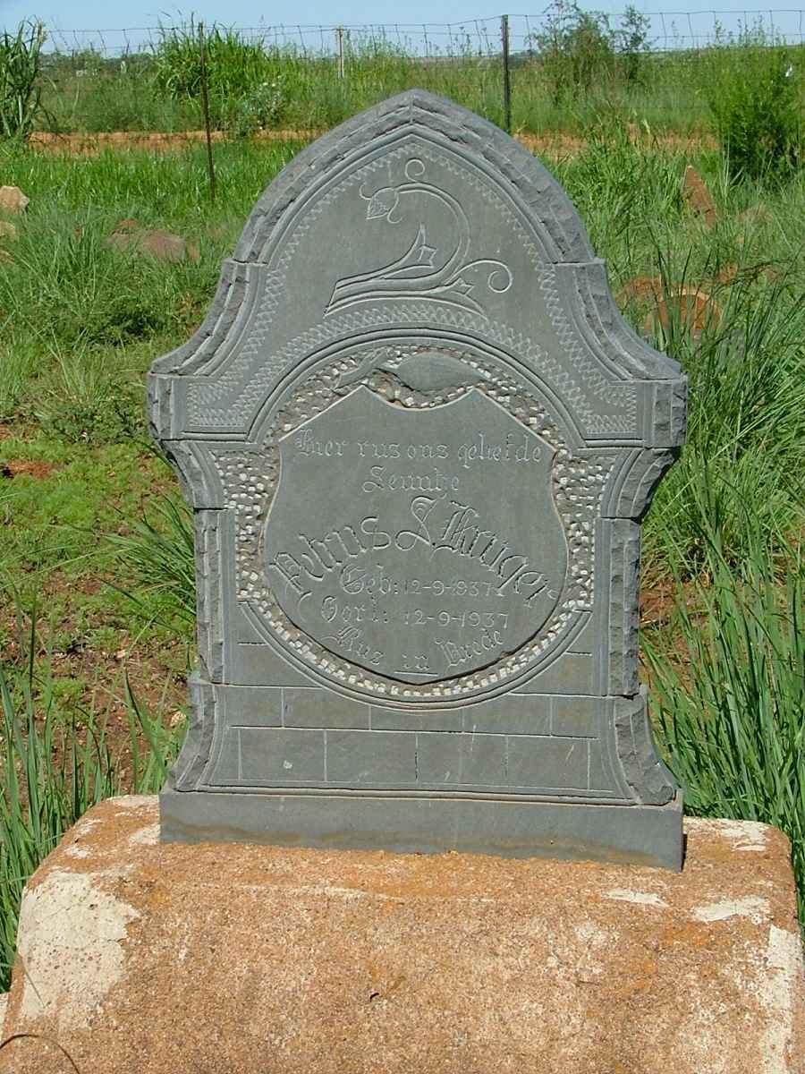 KRUGER Petrus S. 1937-1937