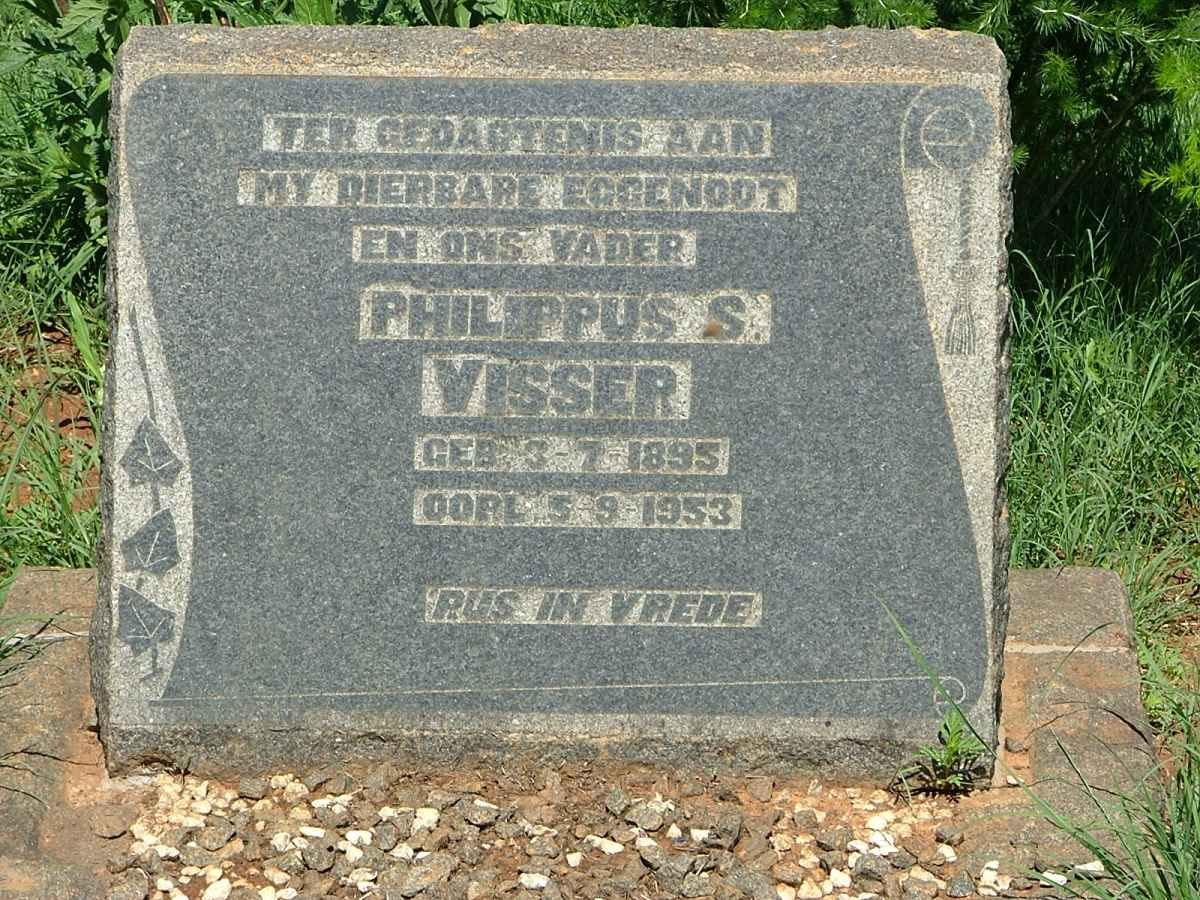VISSER Philippus S. 1895-1953