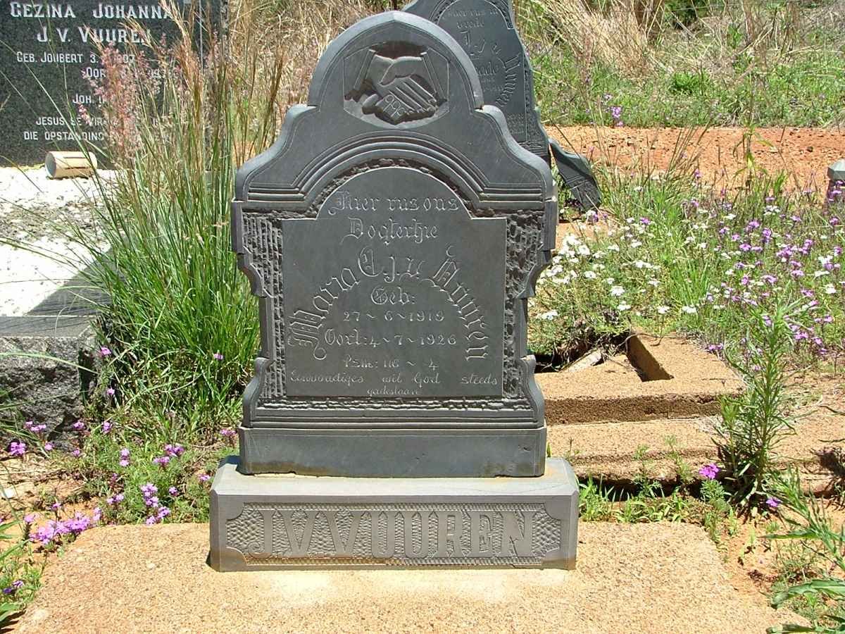 VUUREN Maria C., J.v. 1919-1926