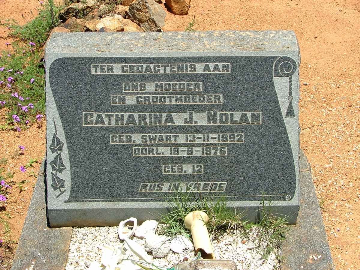NOLAN Catharina J. 1892-1976