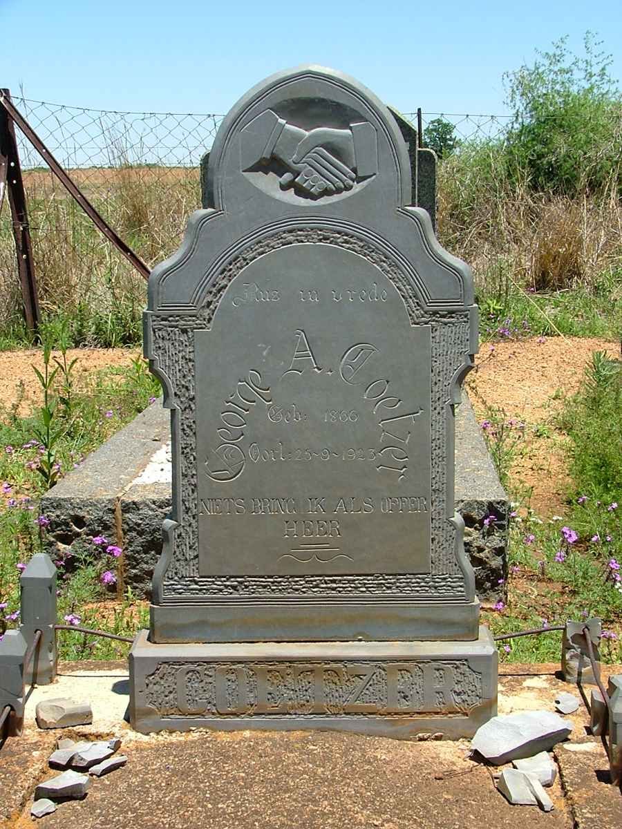 COETZER George A. 1866-1923