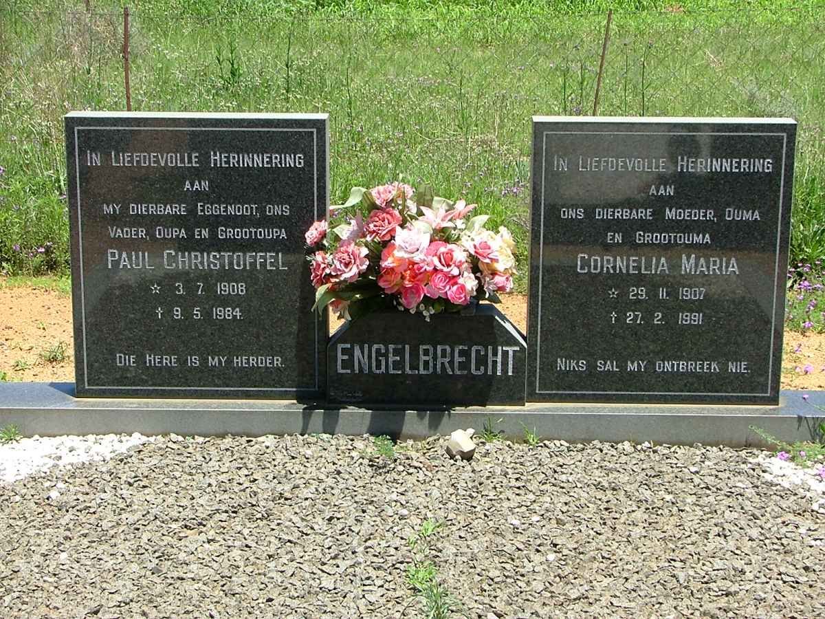 ENGELBRECHT Paul Christoffel 1908-1984 &amp; Cornelia Maria 1907-1991