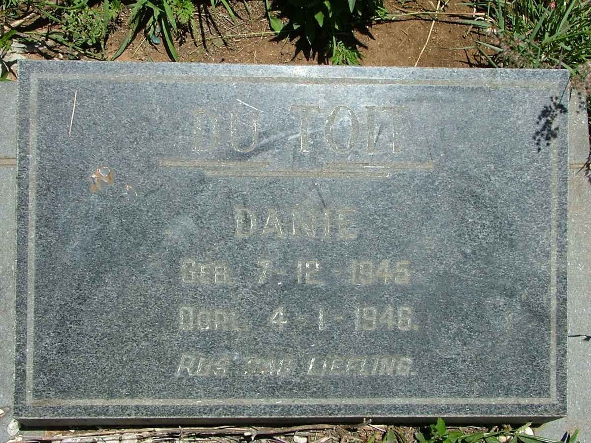 TOIT Danie, du 1945-1946