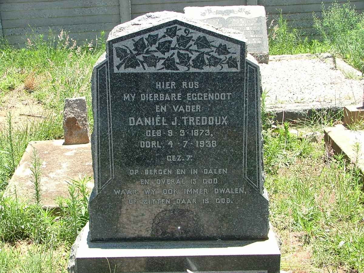 TREDOUX Daniël J. 1873-1938