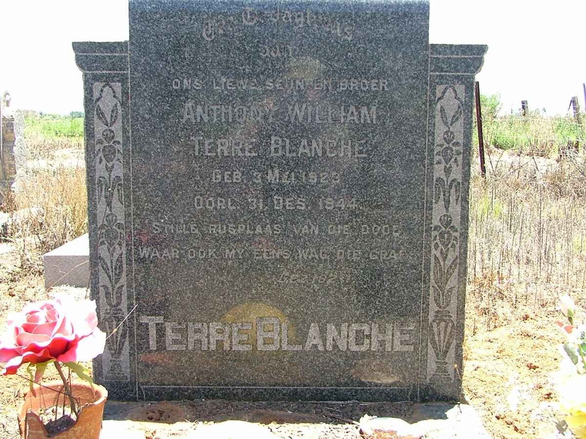TERREBLANCHE Anthony William 1923-1944