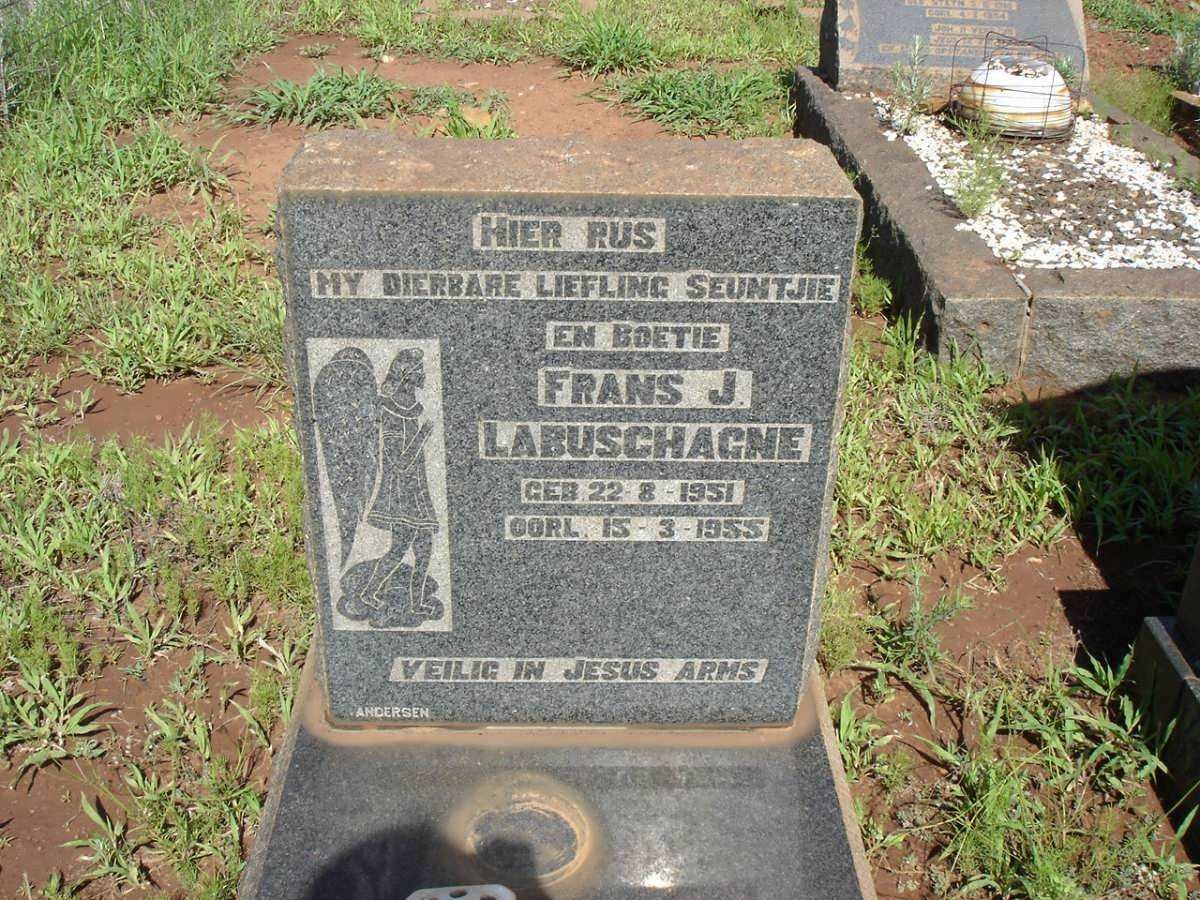 LABUSCHAGNE Frans J. 1951-1955