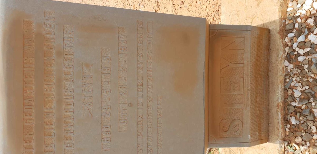 STEYN Gerhardus Albertus 1919-1937