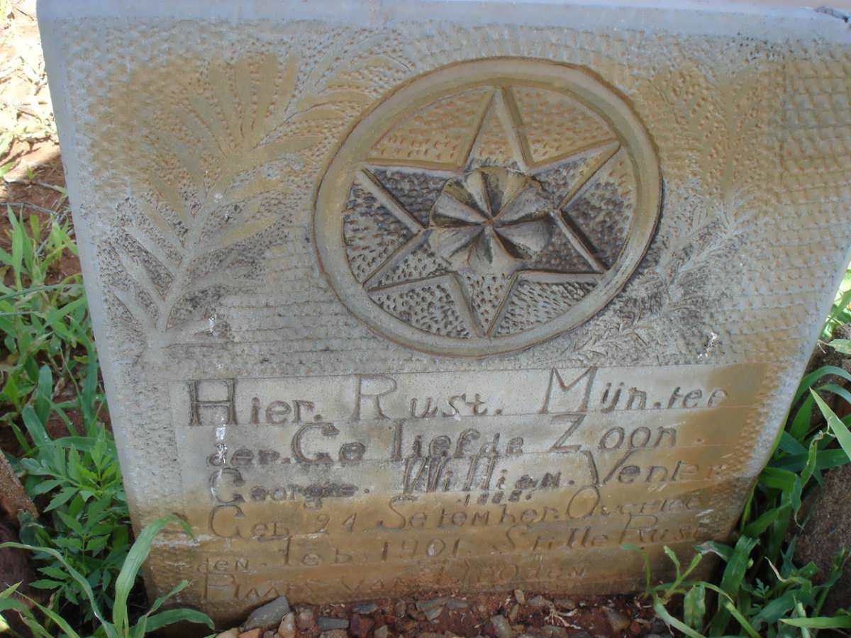 VENTER George William 1883-1901