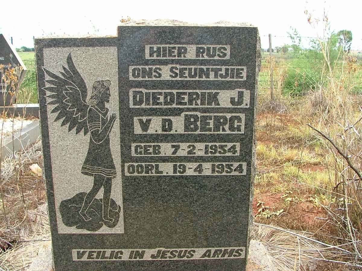BERG Diederik J., v.d. 1954-1954