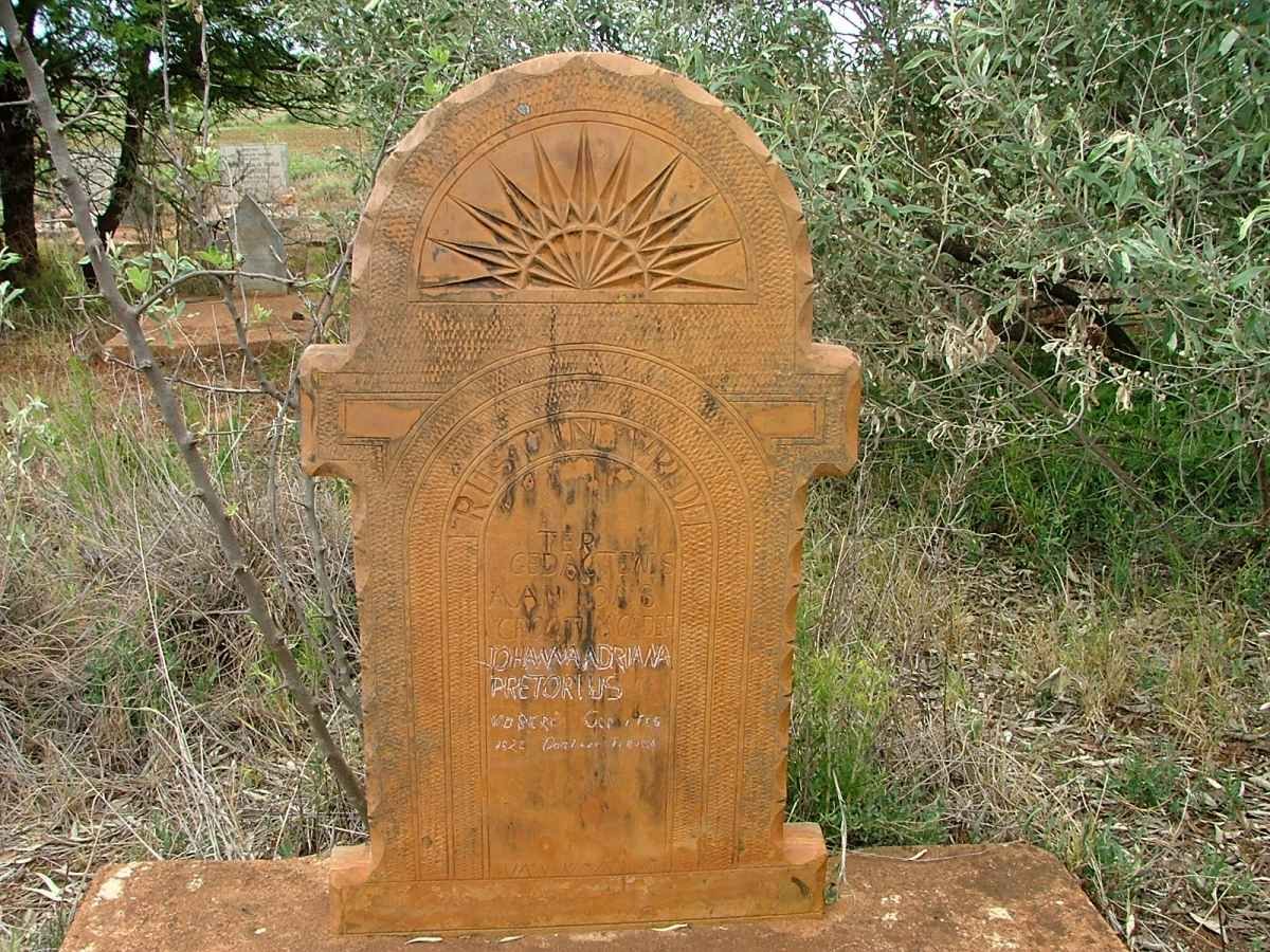 PRETORIUS Johanna Adriana nee V.D. BERG