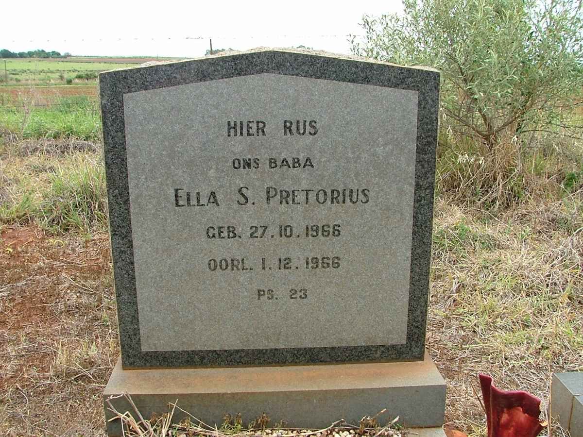 PRETORIUS Ella S. 1966-1966