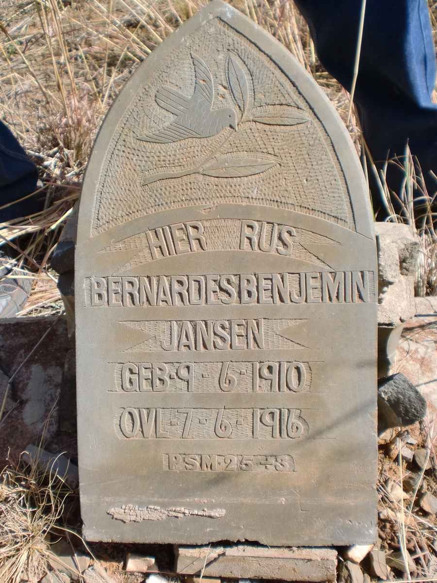 JANSEN Bernardes Benjemin 1910-1916