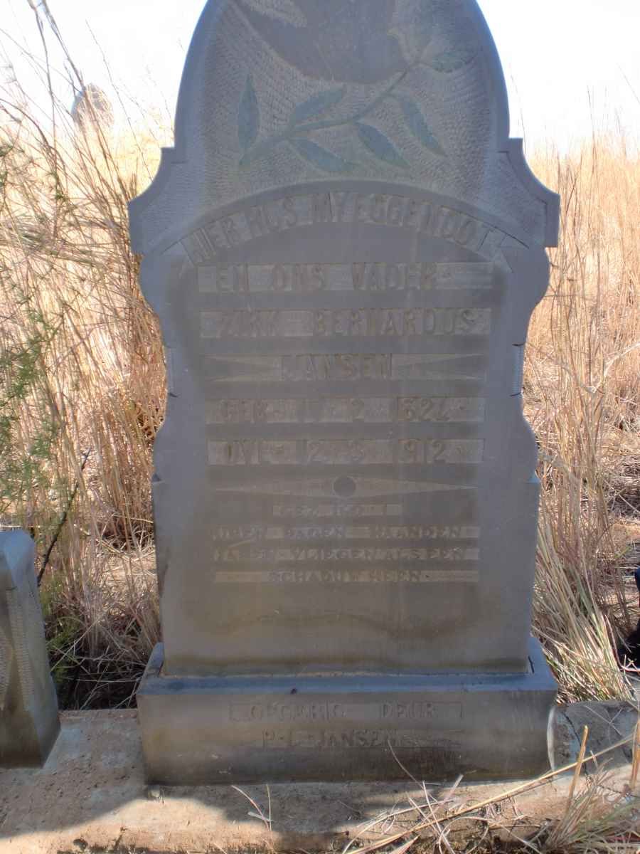 JANSEN Zirk Bernardus 1824-1912