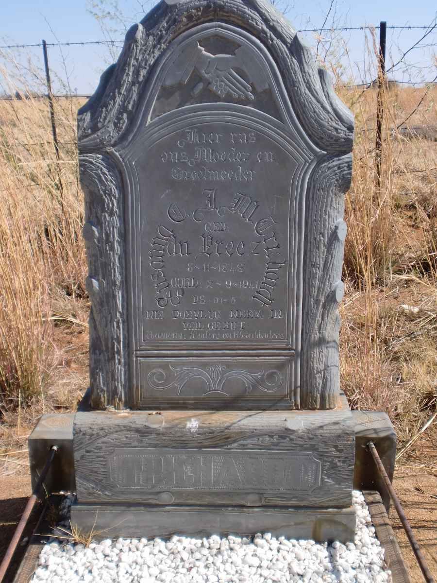 TRICHARDT Susanna C.D.M.  nee DU PREEZ 1849-1941