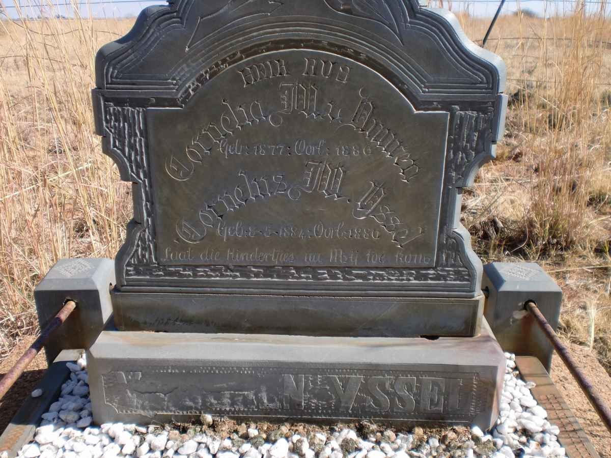 YSSEL Cornelius W. 188?-  :: V. VUUREN Cornelia 1887-1880