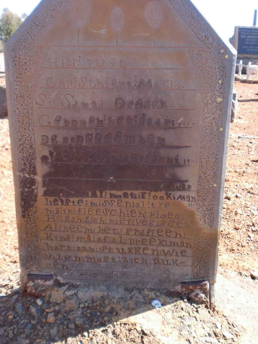 BEER Christhiena Maria Susana, de 1907-19?